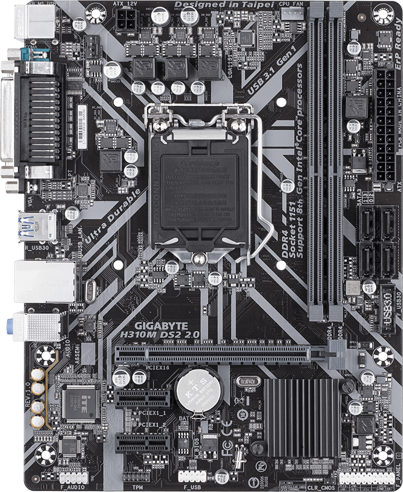 Amazon.co.jp: parts-quick ギガバイトH310M DS2 2.0